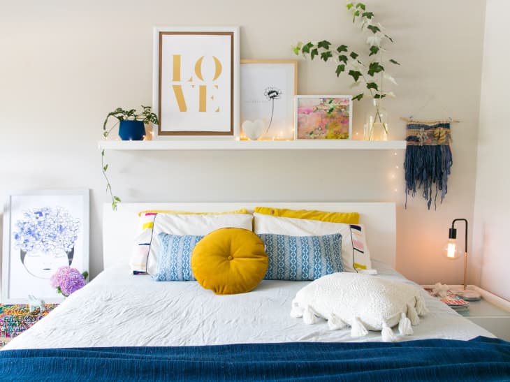 Bedroom Storage Shelves - Above the Bed Storage