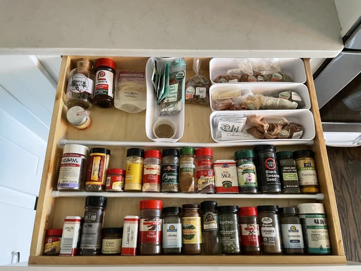 Our Guide to Cleaning Out Your Messy Spice Drawer
