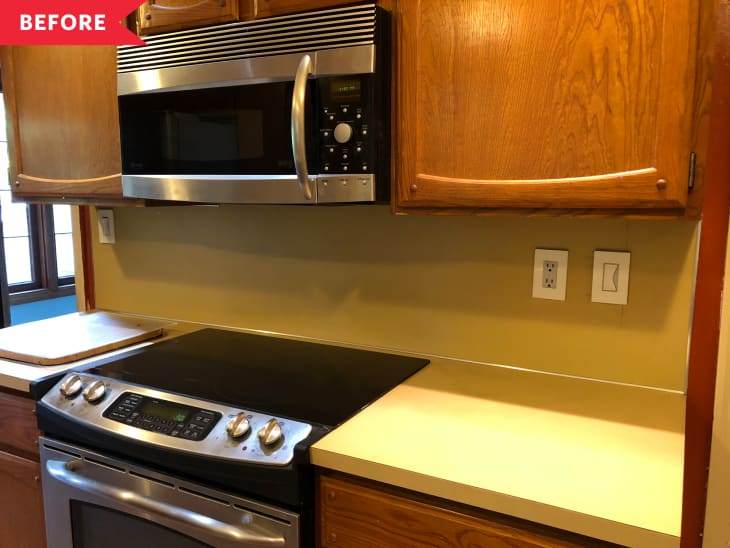 Help with stove top / microwave distance. Narrative suggestions