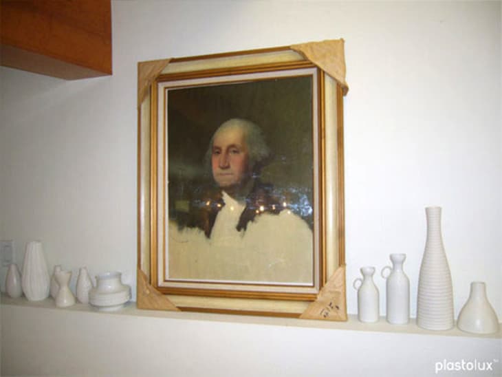 Before & After Old Framed Prints Turned Modern Art Apartment Therapy