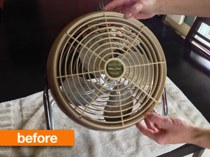 Before & After: Jérémy’s Painted Vintage Fan | Apartment Therapy