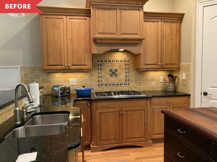 Kitchen Redo Ideas for Keeping Existing Wood Cabinetry Apartment