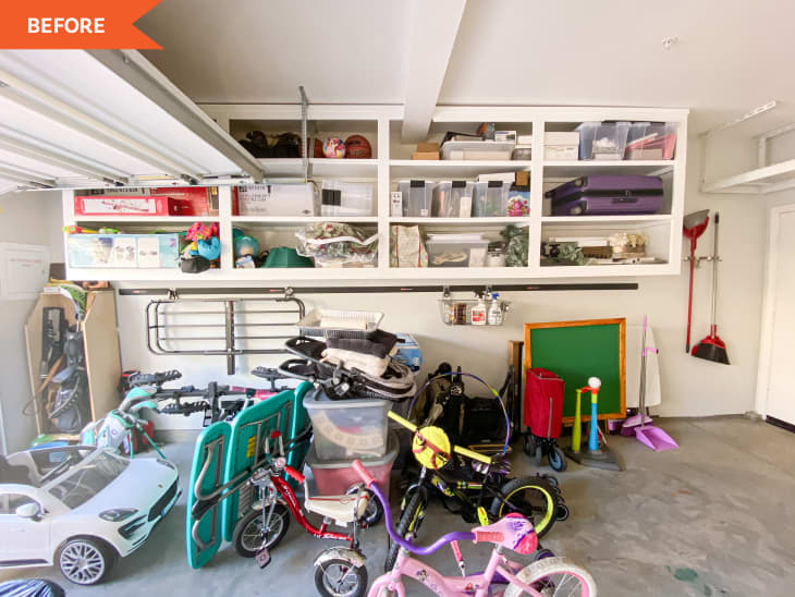 B&A: A Pro Organizer Refreshes This Cluttered Garage | Apartment Therapy