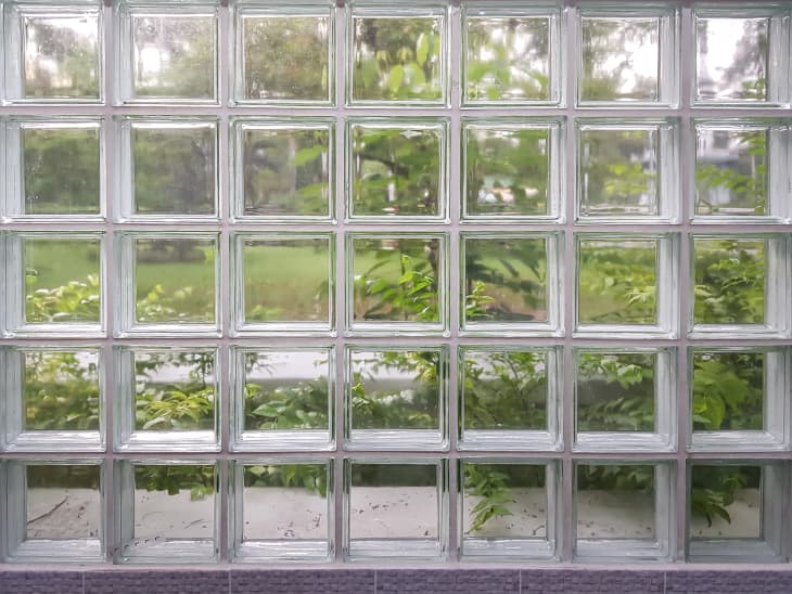 Decorative store glass blocks