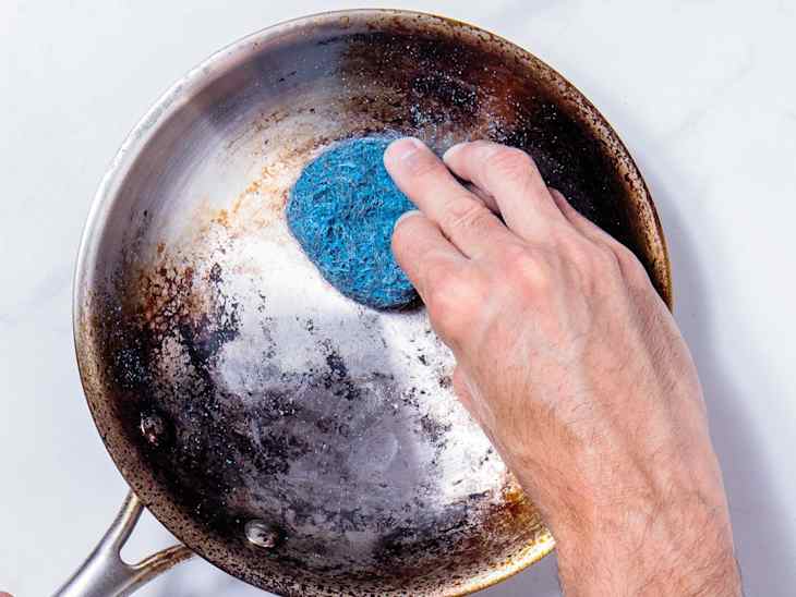 I Just Discovered a 1 Trick for Cleaning Stainless Steel Pans The Kitchn
