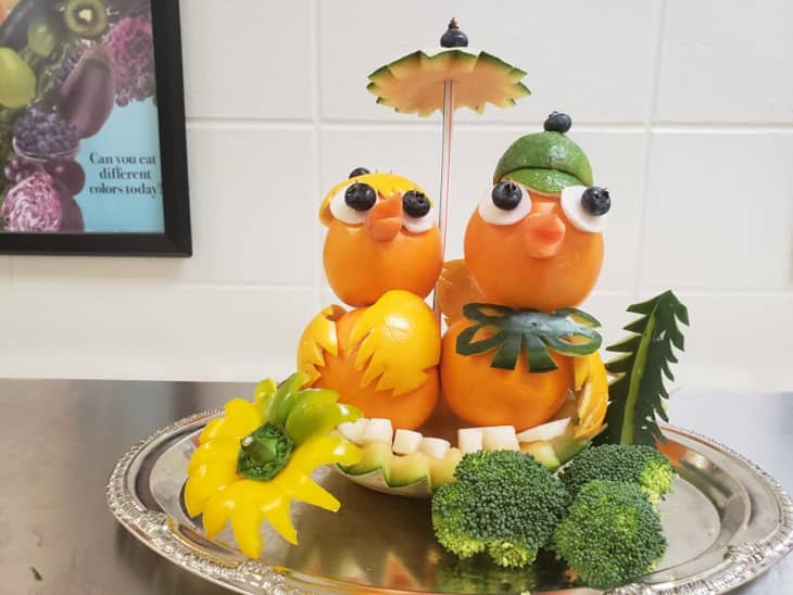 Lunch Lady Turns Aldi Fruits and Vegetables Into Whimsical Creations for Kids The Kitchn