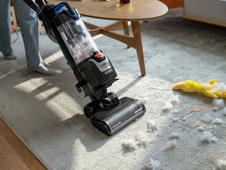 BISSELL CleanView Max Lift Off Tangle-Free Brush Roll Vacuum Cleaner 3988 25' 11.7" Cleaning Path Cobalt