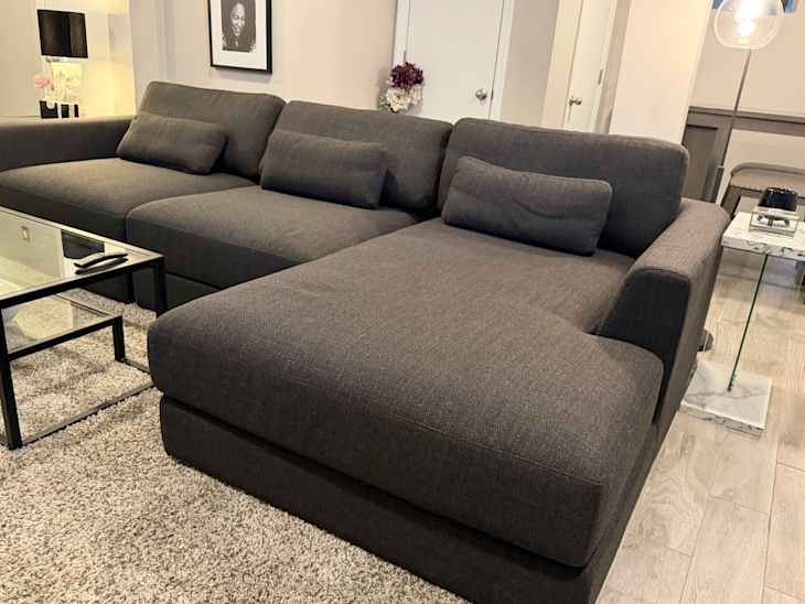 Thuma sectional in living room.
