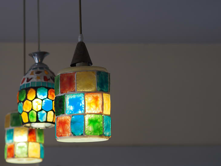 Glass light decoration online