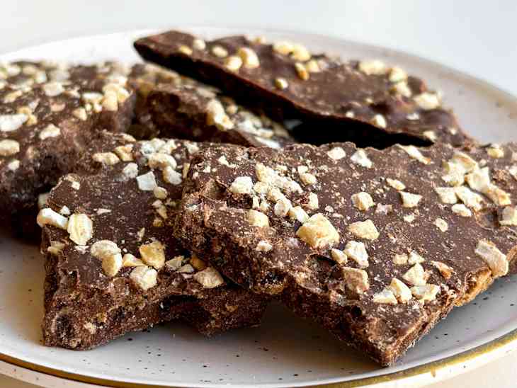 Joydays chocolate date bark.