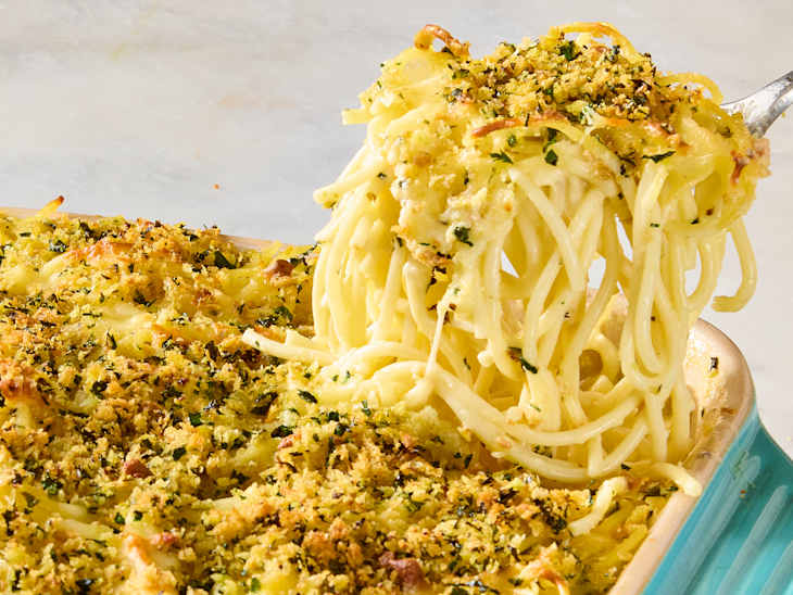 Caesar Baked Spaghetti Recipe | The Kitchn