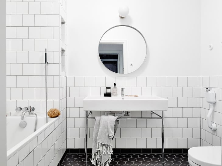 Illustration of Subway Tile Apartment Large Apartment Tile