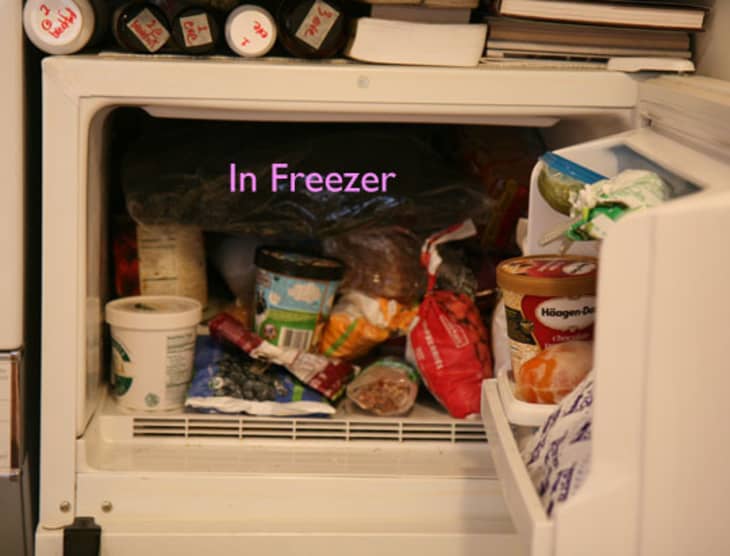 Using an Apartment Refrigerator Freezer for Once A Month Cooking