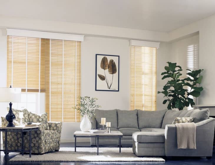 Livingroom featuring Bali northern lights blinds
