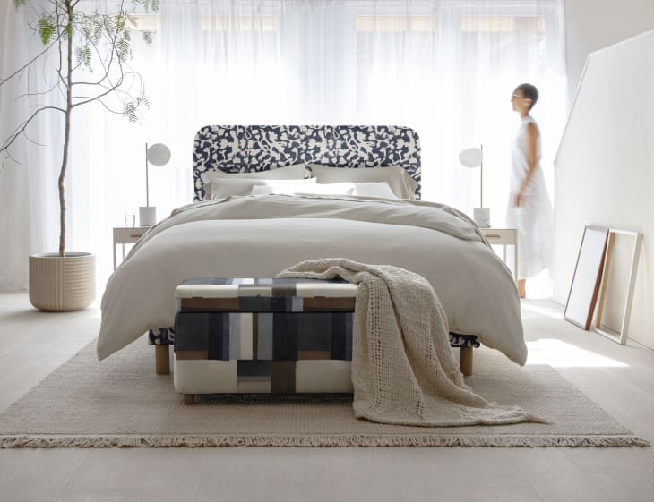 West Elm and Minted bed from their furniture collaboration