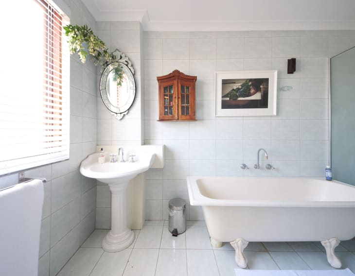 Smart Over the Toilet Storage Solutions [42 Chic Options!]