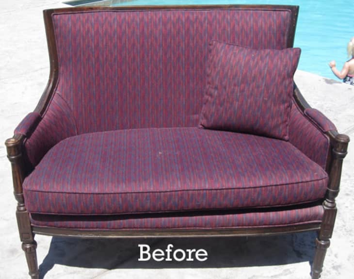 Before & After 69 Loveseat Makeover Apartment Therapy