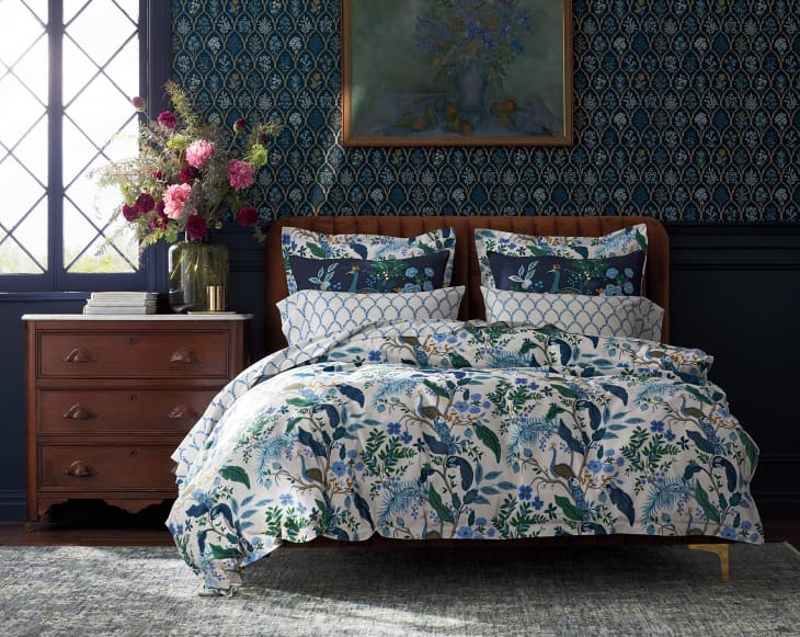 Rifle Paper Co and The Company Store bedding collaboration.