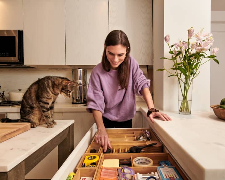 This 3-in-1 JosephJoseph Trash Can Saves Space in Small Kitchens