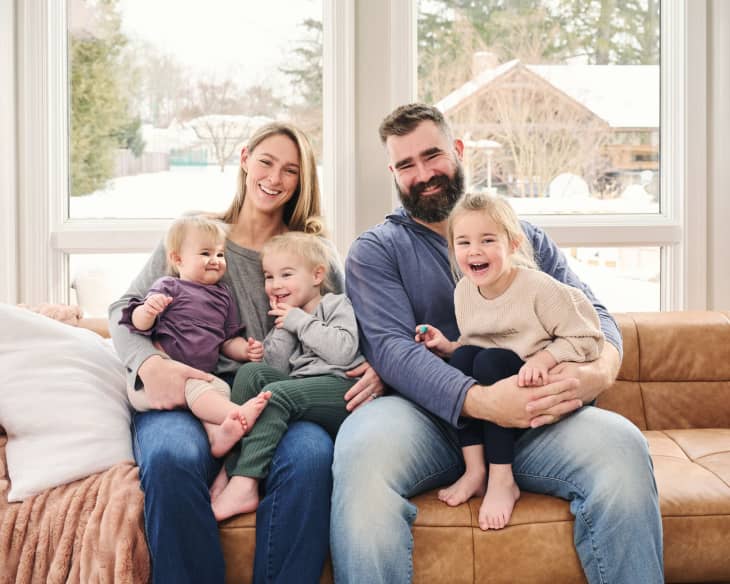 Kylie & Jason Kelce's Playroom Is Covered in Sage Green (Photos