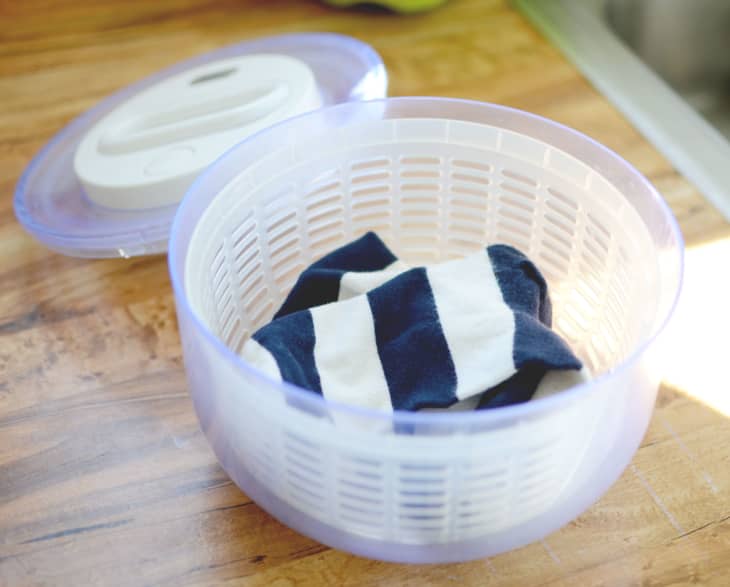Use a Salad Spinner to Clean Hand-Wash Laundry Items