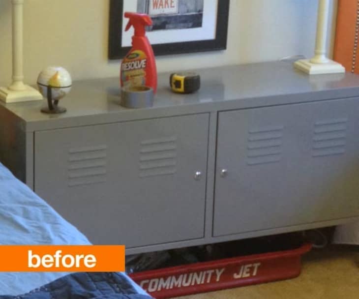 Before & After: Aged Steel-Look IKEA Cabinet | Apartment Therapy