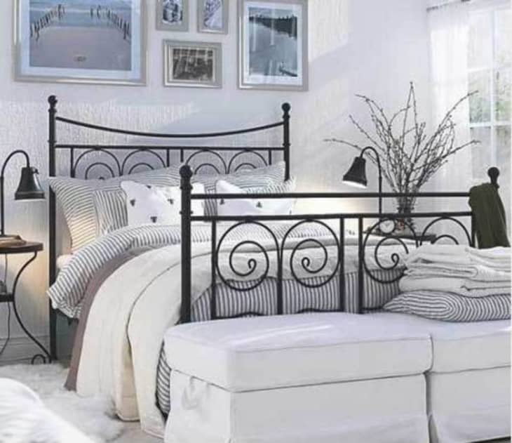 Wrought iron headboard ikea sale