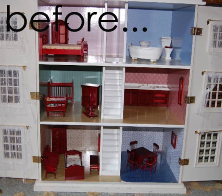 I bought an vintage dollhouse, let's renovate it together! What should, Dollhouse Makeover