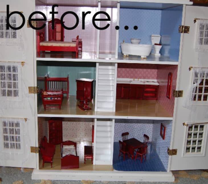 Before and After An Inspired Dollhouse Interior Apartment Therapy