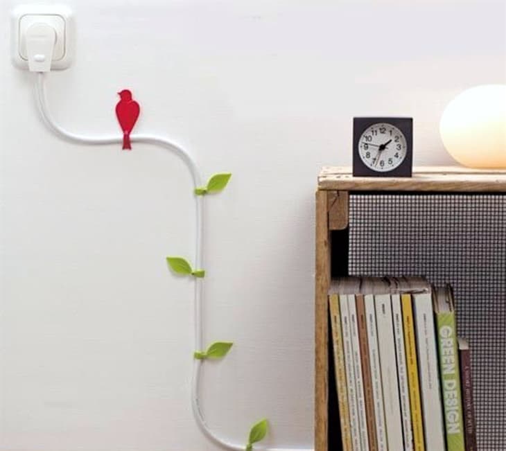 How to secure cable to wall sale