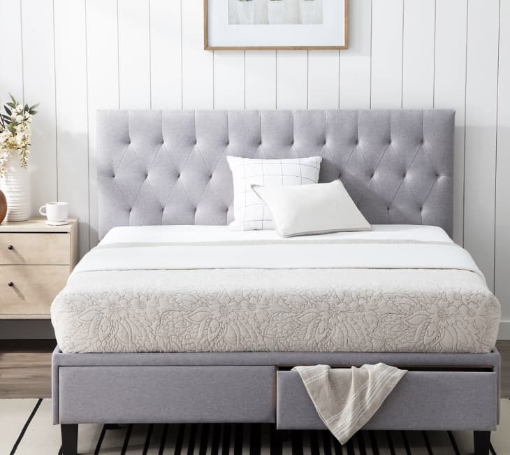 Product Image: Brookside Anna Upholstered Queen Bed with Drawers