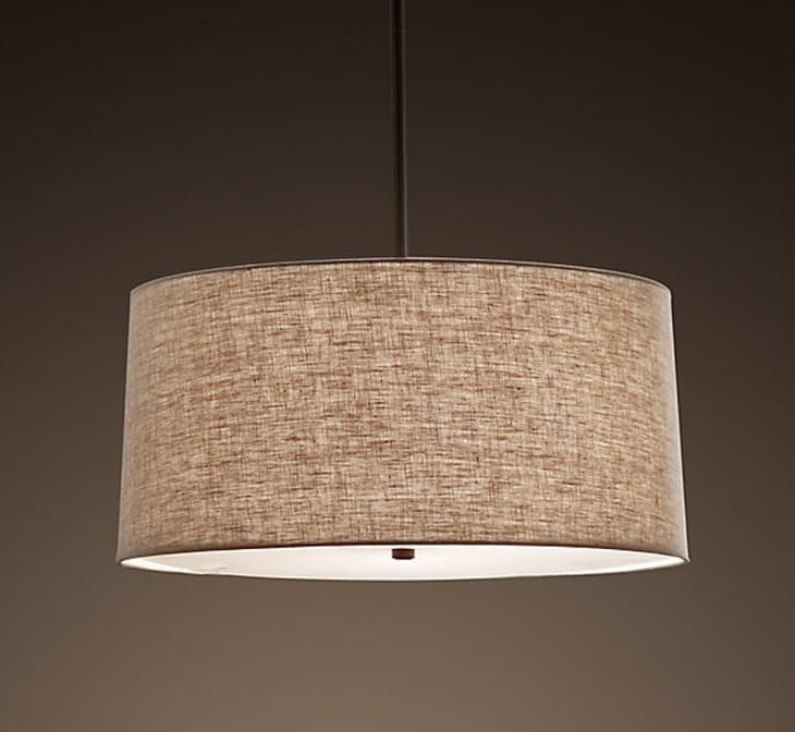 Over the Dining Table 5 Drum Shade Pendant Lights For a Soft Diffused Glow The Kitchn