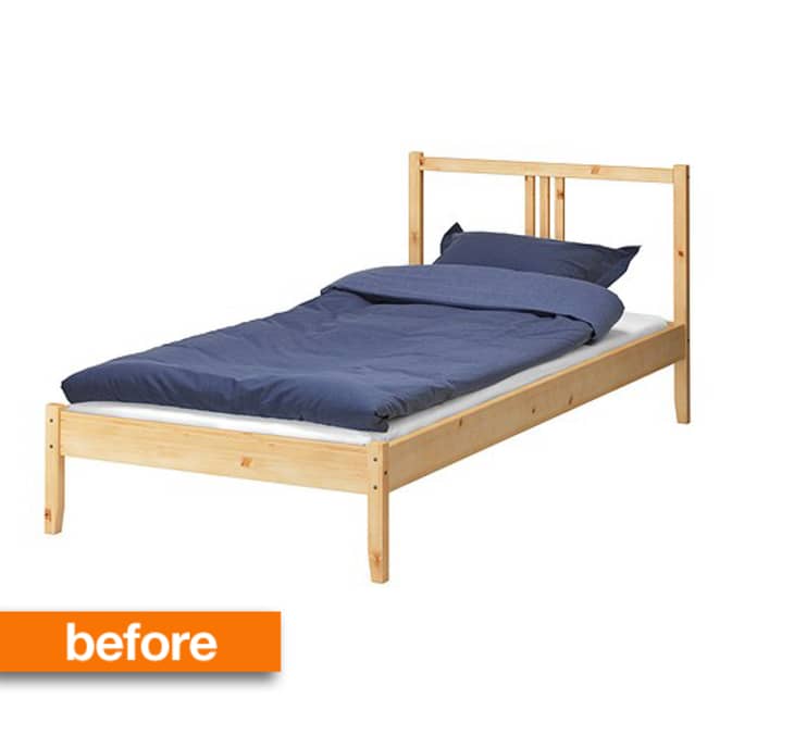 Ikea wooden single bed on sale frame