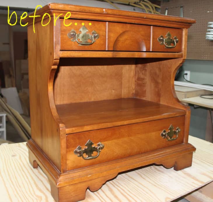 Before and After A Little Girl’s Nightstand Apartment Therapy