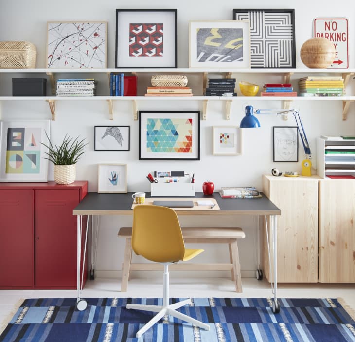 Colorful home office