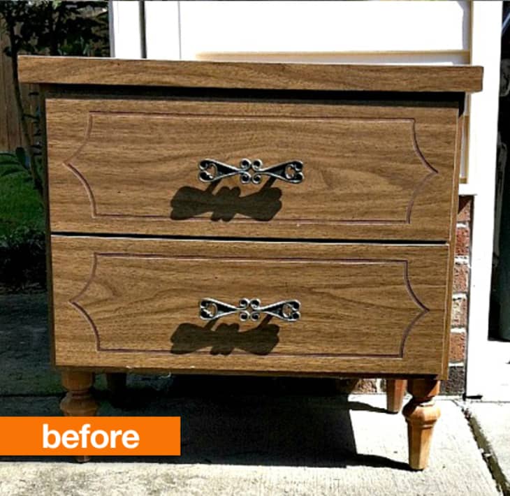 Before & After Danielle Gets a New Nightstand Apartment Therapy