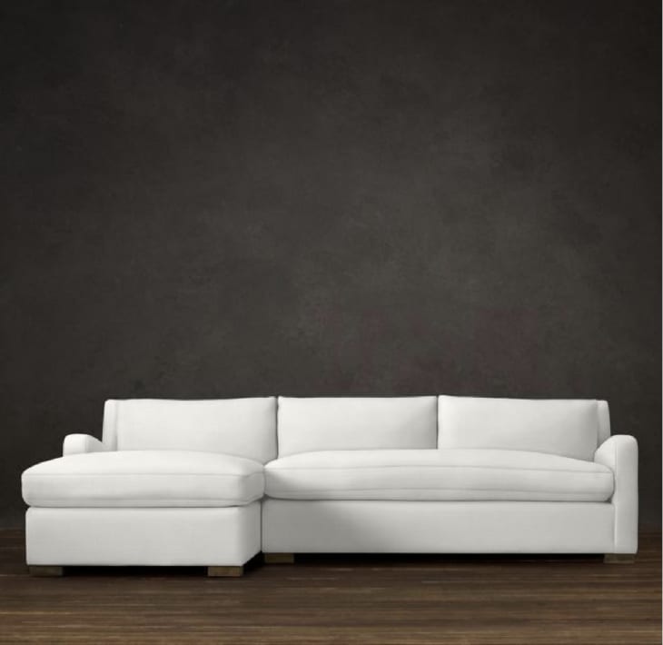 Restoration hardware store sectional couch