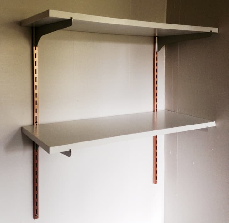 Rose gold sale shelves