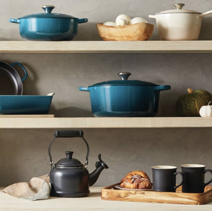 Le Creuset Cast Iron Cookware Set - Deep Teal - 5 Piece