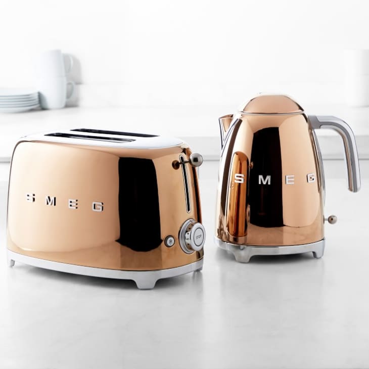SMEG Rose Gold Kitchen Appliances Apartment Therapy
