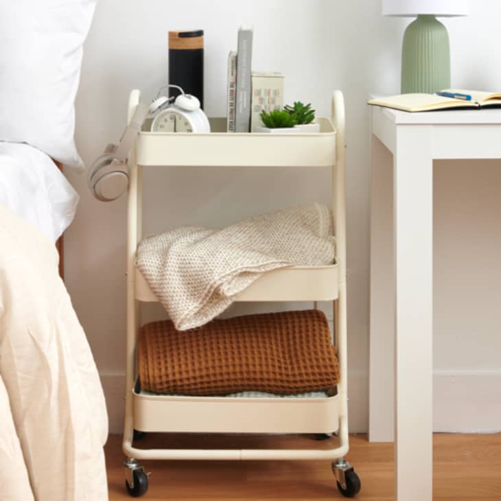 Rolling shop nightstand ikea