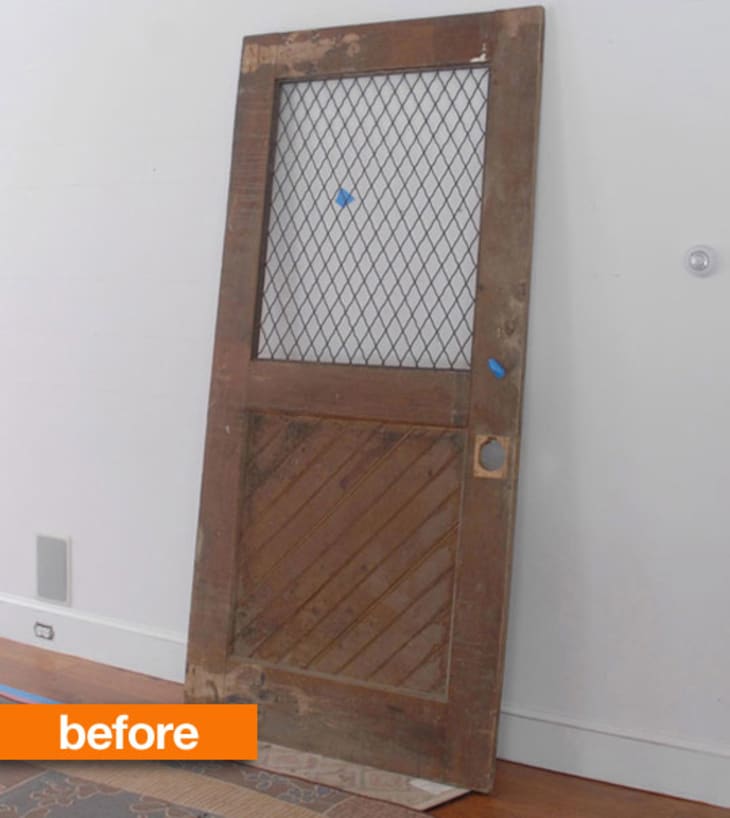 Before & After New Uses for Old Doors Apartment Therapy