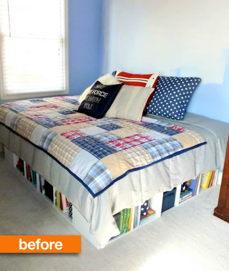 DIY Pegboard Headboard Apartment Therapy