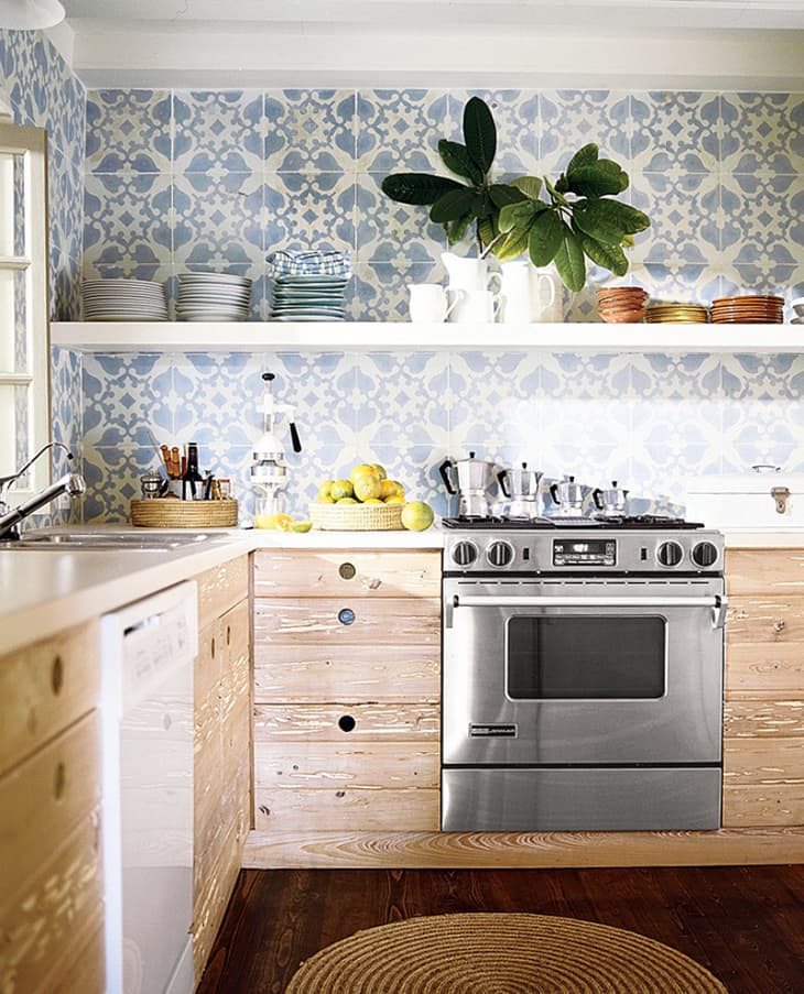Kitchen Trends Natural Wood Cabinets Apartment Therapy