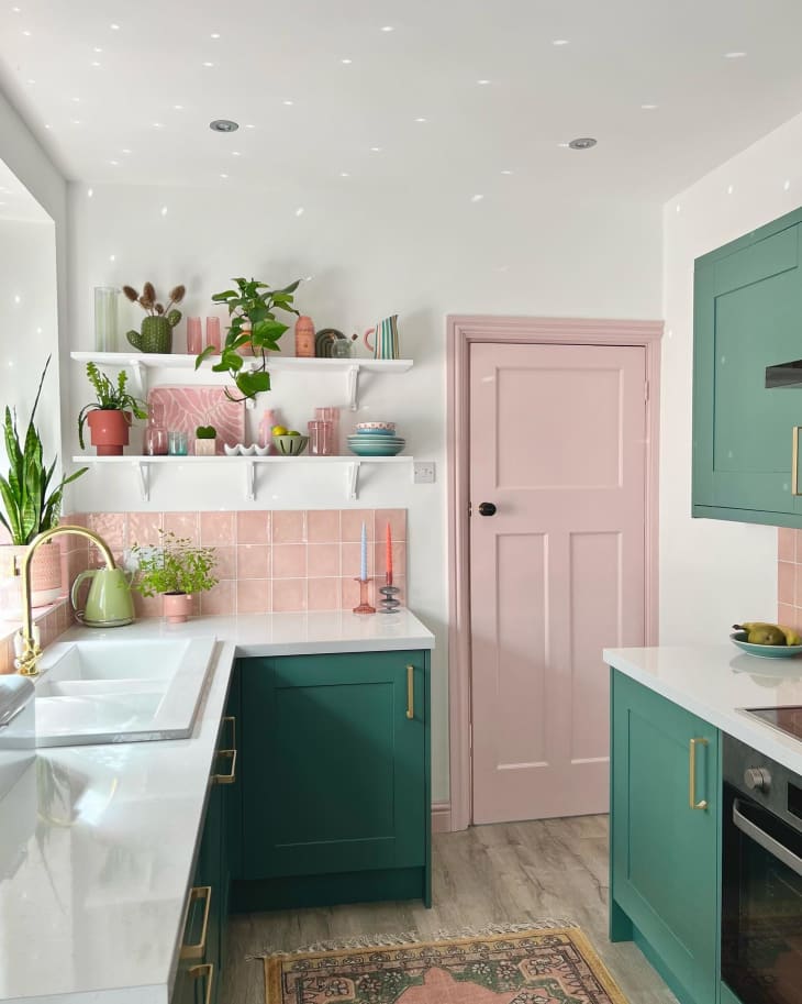 Colorful Traditional Kitchen