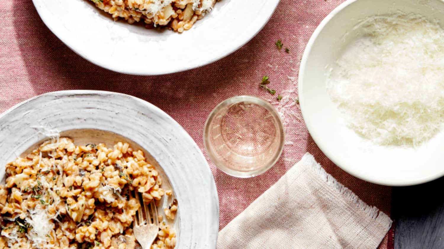 Roasted Mixed Mushroom and Garlic Farrotto-image