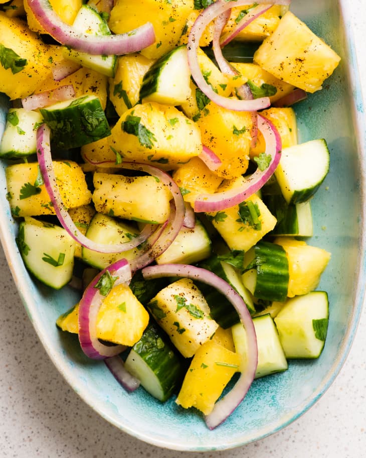 Pineapple Cucumber Salad 
