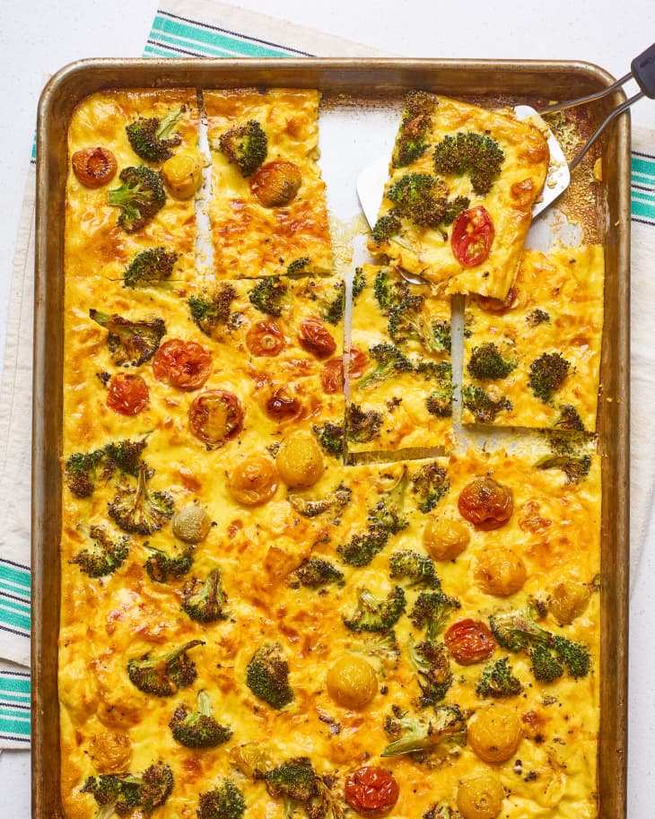 Sheet Pan Veggie Frittata