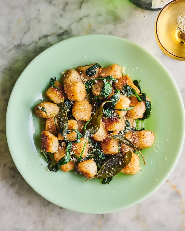 Trader Joes' Cauliflower Gnocchi with Brown Butter and Sage Recipe