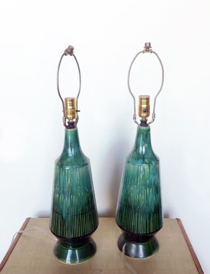 Diy mid century lamp shade top